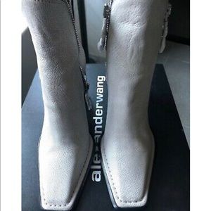 Alexander Wang Lane Grain Boots Sz 37/7